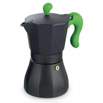 Гейзерная кофеварка на 3 чашки Con Brio СВ-6603-green