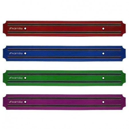 Держатель магнитный для ножей 38см (красный, синий, зелений, фиолетовый) Kamille (a1052)