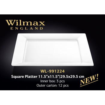 Блюдо Wilmax квадратное 29,5см WL-991224