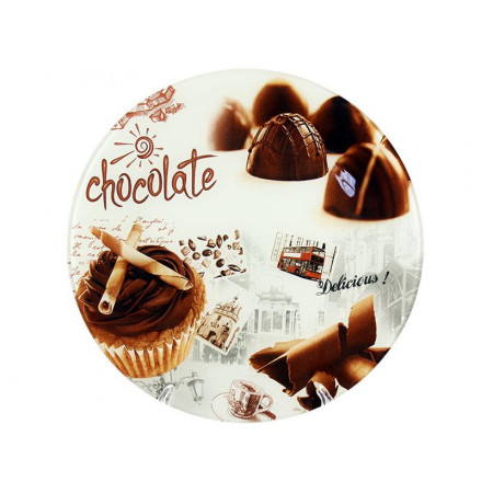 Блюдо 30 см Шоколад Lumines S-3012-U-067