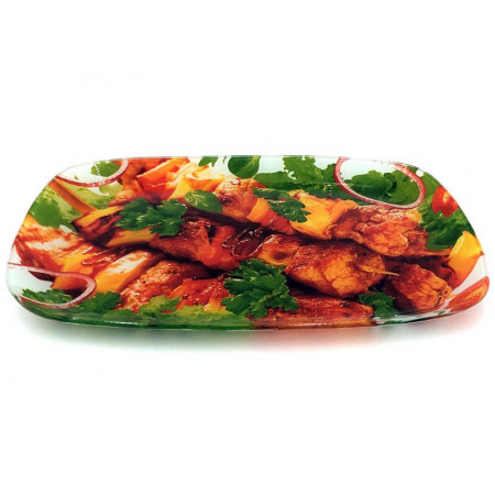 Блюдо 34,5х23,5 см Шашлык Lumines S-445014-C-U-042-14