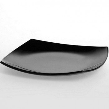 Десертная тарелка Quadrato Black d=19 см Luminarc H3670