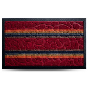 Коврик придверный 45x75 см красный Multicolor Dariana D-6079