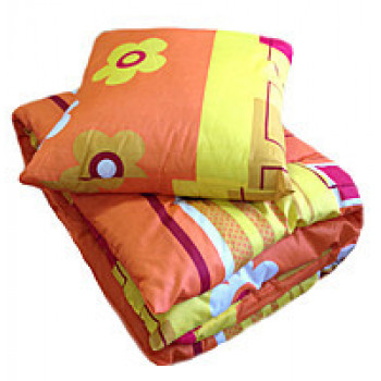Детское закрытое силиконовое одеяло 110x140 с подушкой 50х50 T-54797