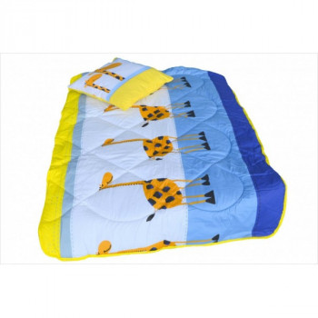 Детское закрытое силиконовое одеяло 110x140 с подушкой 50х50 T-54801