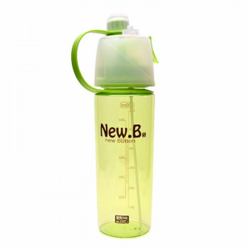 Бутылка для воды New B 600 мл (Зеленая) (упаковка потертая) (md8015-g)