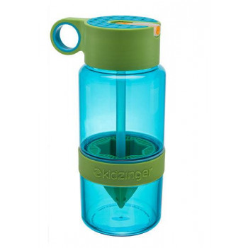 Бутылка для воды с поилкой для самодельного лимонада 450 мл (Зеленая) (md17020)