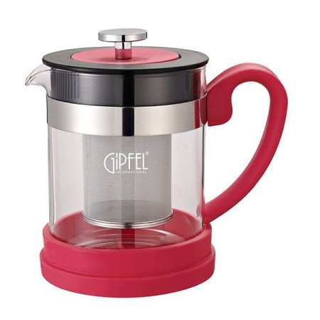 Заварочный чайник Gipfel Larum GP-7050 600 мл малиновый