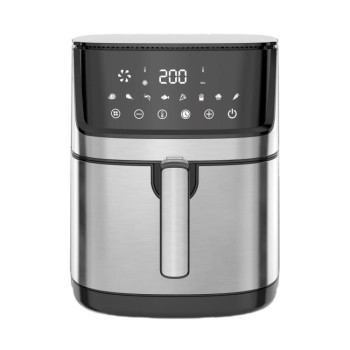 Аэрогриль мультипечь на 2 тэна Rotex Up&DownFry ROM-770-XL 2000 Вт 7.5 л серебристая