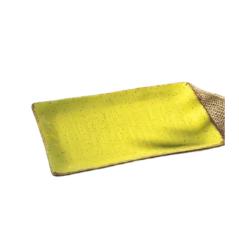Блюдо для суши и канапе Декор Керамика Freedom Yellow FY-6712 желтое
