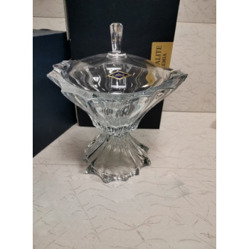Конфетница на ножке Bohemia Crystalite Pinwheel 5K962/99V44/255-Y 25.5 см