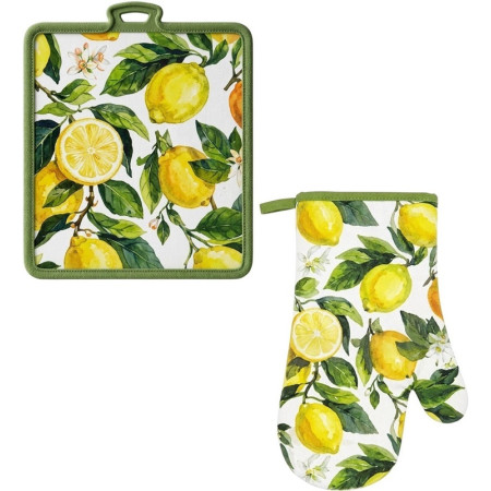 Набор прихваток для кухни Ardesto Sicilian lemons ART14FL 2 предмета