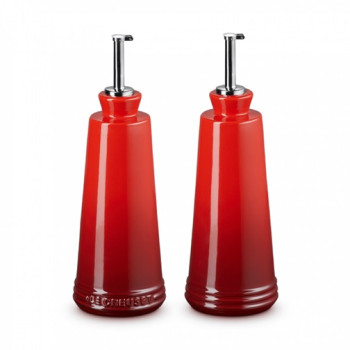 Емкость для масла и уксуса Le Creuset Oil & Vinegar Set Cerise 80842300600003 14х6 см красная