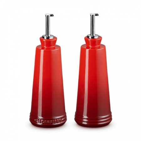 Емкость для масла и уксуса Le Creuset Oil & Vinegar Set Cerise 80842300600003 14х6 см красная