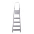 Лестница складная Eurogold STEEL HOME 215 170 см серебристая
