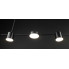 Люстра светодиодная подвесная LED светильник для квартиры на потолок лэд 27714 Черный 25-130х10х120 см.