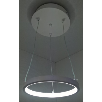 Люстра светодиодная подвесная LED светильник для квартиры на потолок лэд 25530 Белый 13-100х20х20 см.