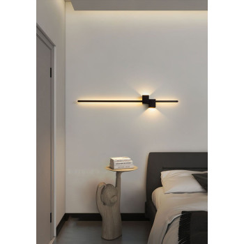 Бра LED 27375 Черный 6х15х60 см.