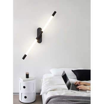 Бра LED 27032 Черный 7х5х60 см.