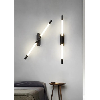 Бра LED 27033 Черный 7х5х80 см.