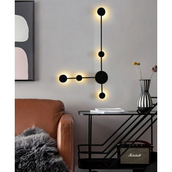 Бра LED 27651 Черный 7х47х75 см.