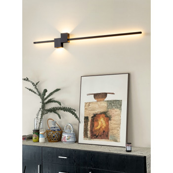 Бра LED 27376 Черный 6х15х80 см.