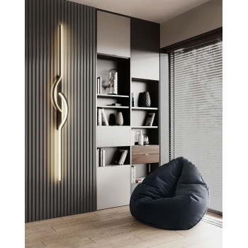 Бра LED 27530 Черный 6х15х100 см.
