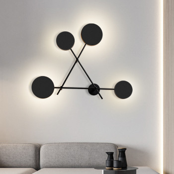 Бра LED 26366 Черный 14х75х75 см.