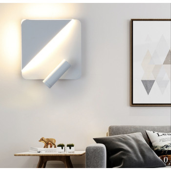 Бра LED 28120 Белый 8х18х18 см.