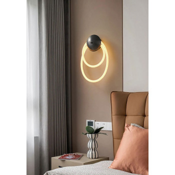 Бра LED 27390 Черный 10х20х39 см.
