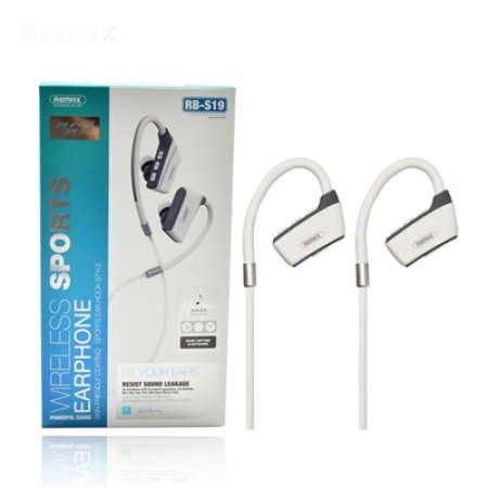 Вакуумные наушники Bluetooth Wireless Sports Remax RB-S19-White