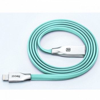 Кабель Lightning 1m Rapid green RCL-B100 Recci CC300044