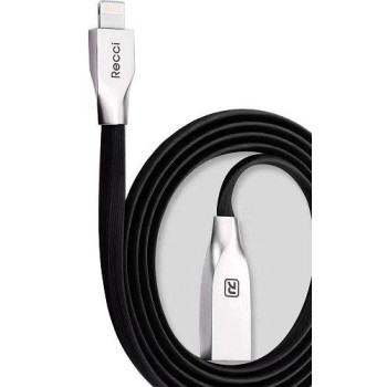 Кабель Lightning 1m Rapid black RCL-B100 Recci CC300041