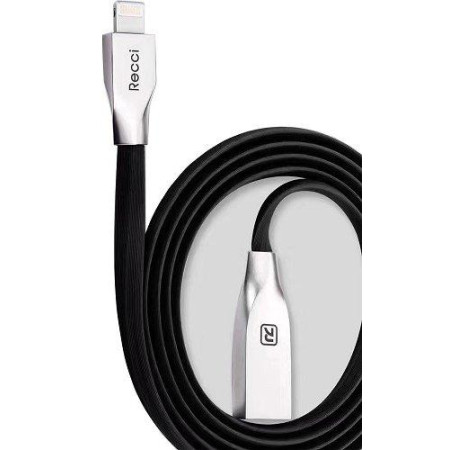 Кабель Lightning 1m Rapid black RCL-B100 Recci CC300041
