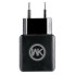 ЗУ сетевое евровилка Blanc WP-U11 2USB 2.1A Black WK 340052