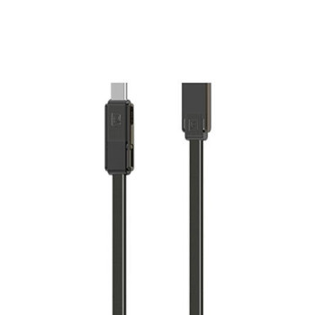 Combo 3-in-1 кабель Lightning/microUSB/Type-C USB, 1м tarnish Gplex RC-070th Remax 370101