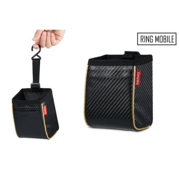 Автомобильный держатель Remax Car Seat Storage Bag CS-02 black carbon