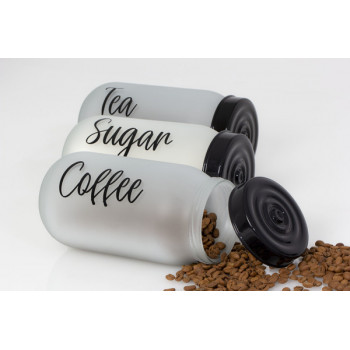 Банка для хранения Herevin Ice Tea-Coffee-Sugar-Black Mіх 172441-020 600 мл