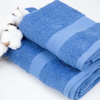 Полотенце для лица банное ТЕП Honey Blue Р-04138-27861 70х140 см синее