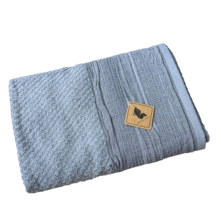 Полотенце банное махровое L&M Home Textiles 20445 70х140 см серо-голубое
