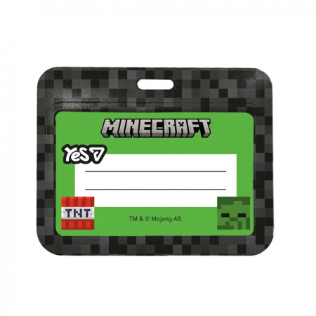 Бейдж горизонтальный YES Minecraft Heroes 940399 10х8 см