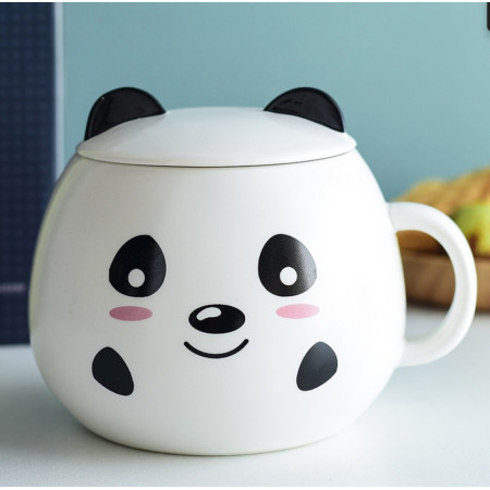 Кружка с крышкой Panda 2 14859 450 мл