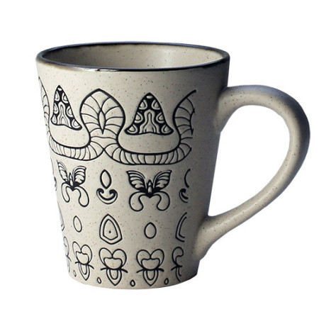 Кружка Losk Butterfly Forest Cream L0420-43B-003-M4 360 мл бежевая