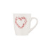 Кружка Ardesto Heart AR3467W 320 мл белая