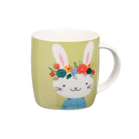 Кружка Ardesto Rabbit AR-3419 350 мл зеленая