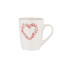 Кружка Ardesto Heart AR3467W 320 мл белая
