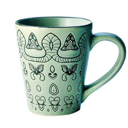 Кружка Losk Butterfly Forest Green L0420-43B-003-M2 360 мл зеленая