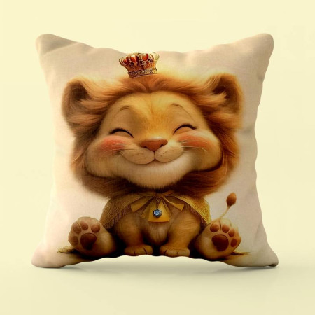 Подушка 3D Львенок 28945 35х35 см