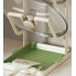 Подставка для крышек 14822 13х18х33.5 см зеленая