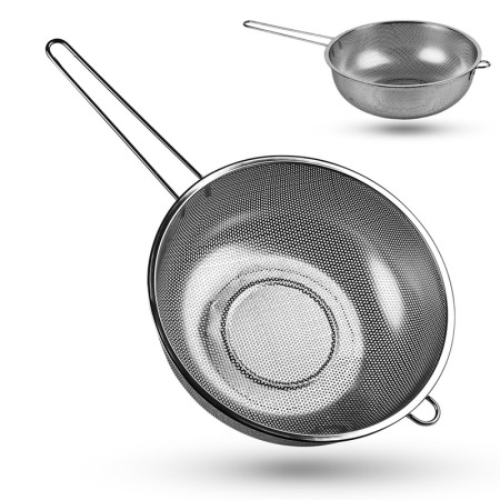 Дуршлаг с ручкой Stenson SS R93251-28.5 28.5 см серебристый